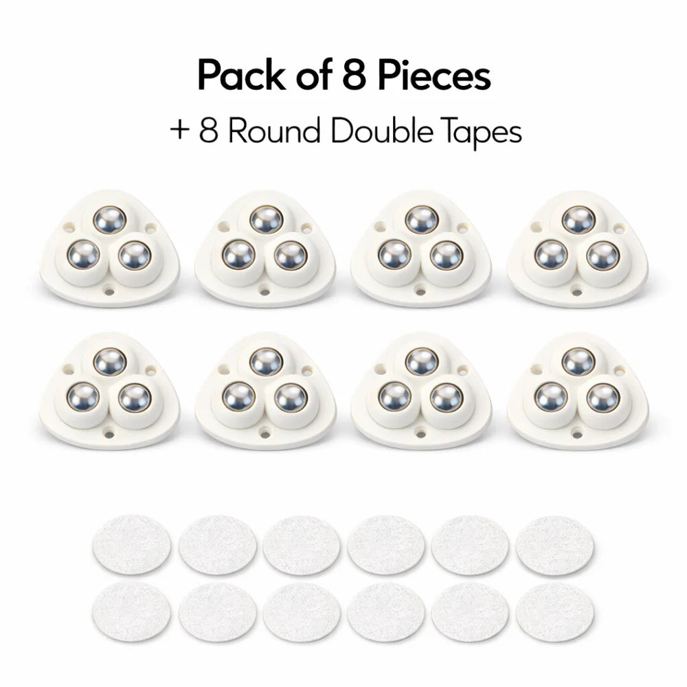 Smart Furniture Moving Wheels — 200KG | No Back Pain!