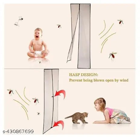 Auto-Closing Magnetic Mosquito Door Net