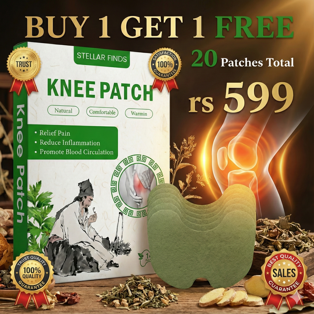 Herbal Knee Patches - Buy 1 Get 1 Free (10+10 Patches)