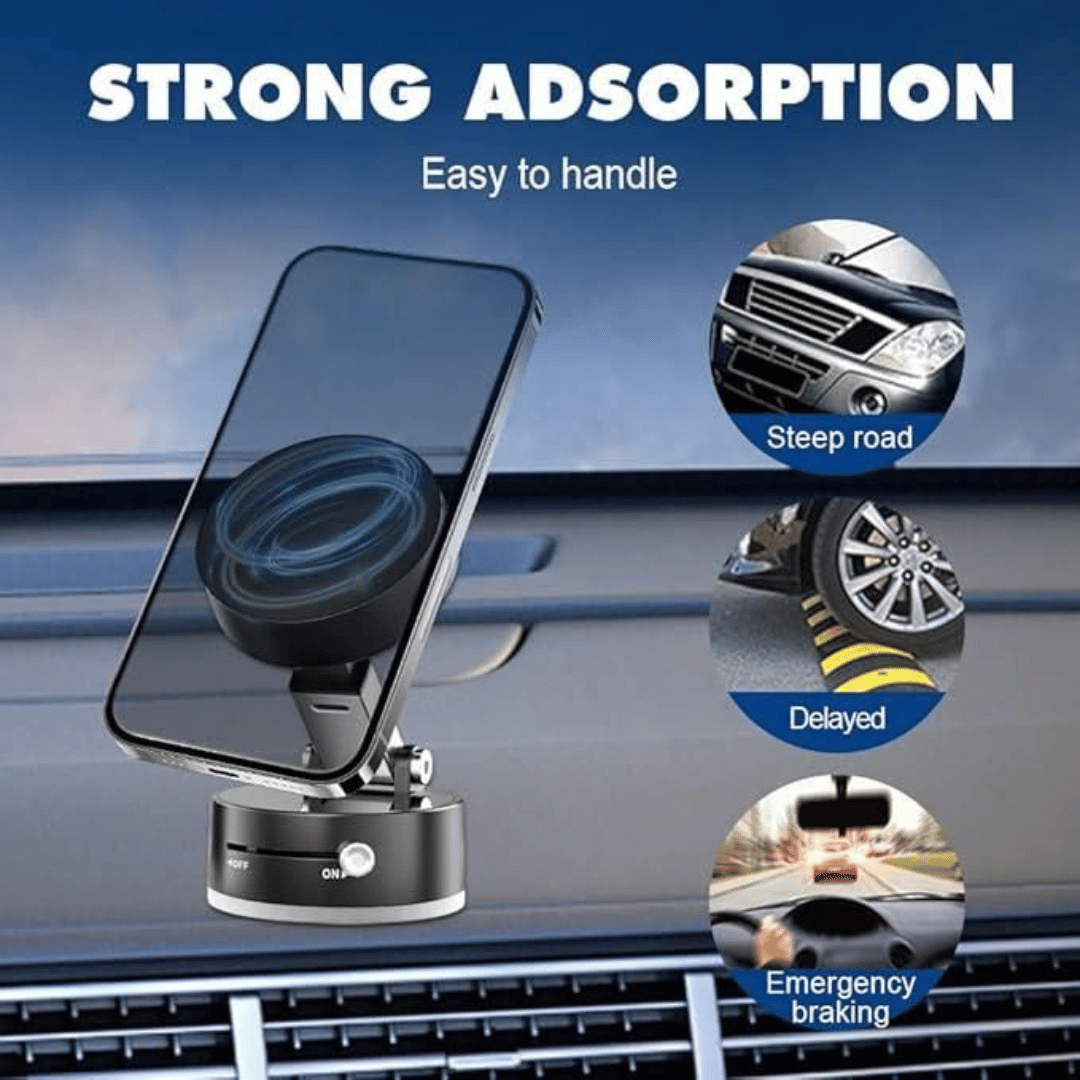 Vacuum Magnetic Suction Phone Holder