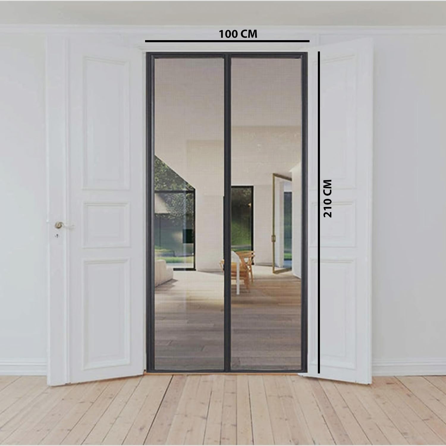 Auto-Closing Magnetic Mosquito Door Net