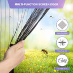 Auto-Closing Magnetic Mosquito Door Net