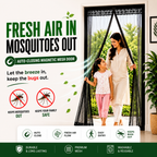 Auto-Closing Magnetic Mosquito Door Net