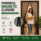 Auto-Closing Magnetic Mosquito Door Net