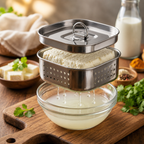 Stainless Steel Paneer Maker | 400+ Grams Home-Made Paneer