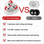 Smart Furniture Moving Wheels — 200KG | No Back Pain!