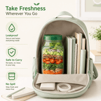Leak-Proof Salad Jar Container (Fresh Salad Everytime)