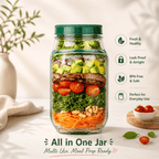 Leak-Proof Salad Jar Container (Fresh Salad Everytime)