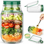 Leak-Proof Salad Jar Container (Fresh Salad Everytime)