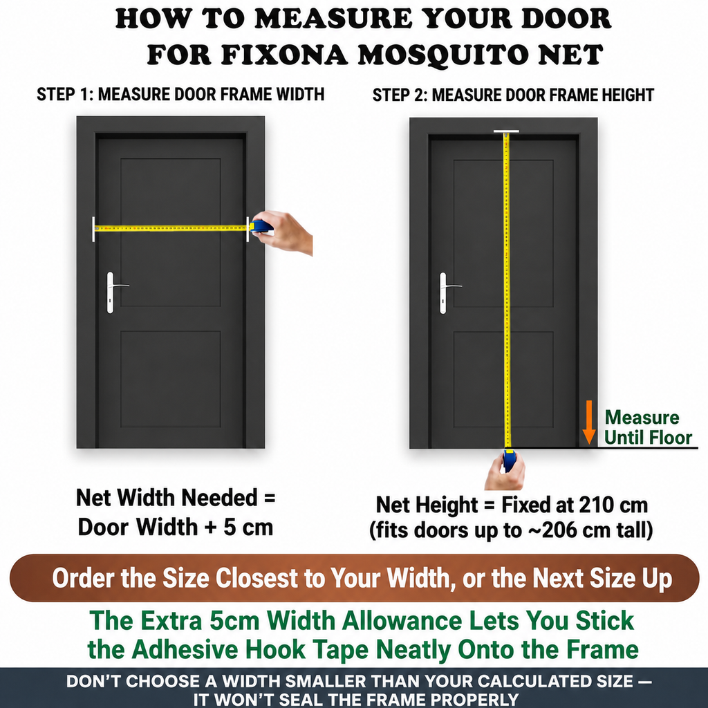Auto-Closing Magnetic Mosquito Door Net
