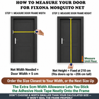 Auto-Closing Magnetic Mosquito Door Net